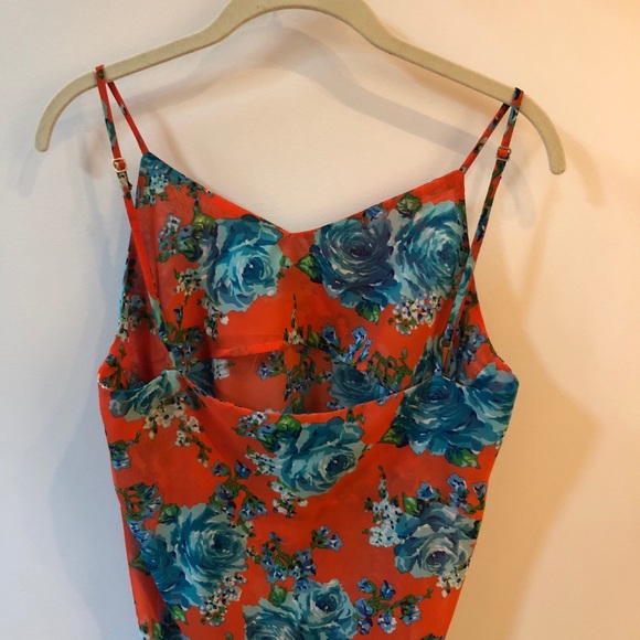 Show Me Your Mumu Topslip Coral Firework Flower-S - Picture 4 of 5